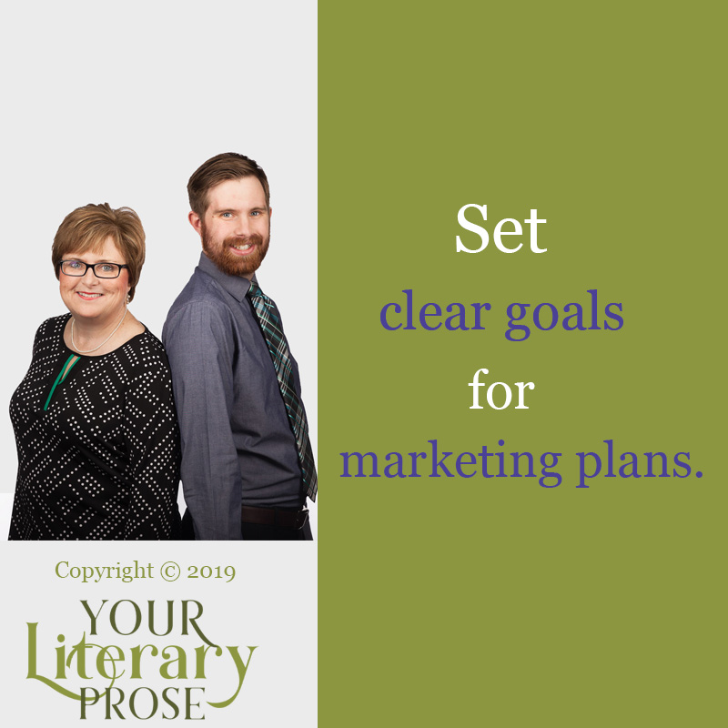 When you market a book it is important you set clear marketing goals! 